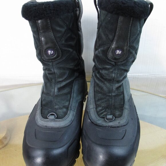Merrell Waterproof Winter Boots Black Women's Size 10 - Picture 3 of 8